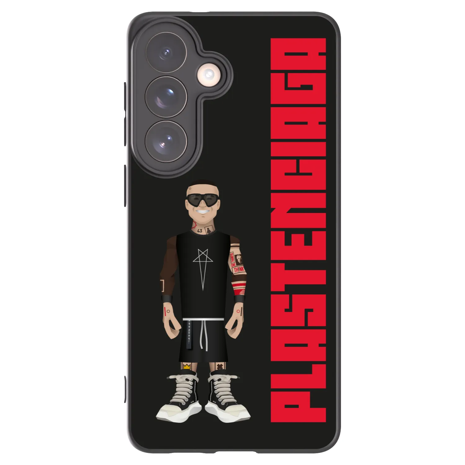 Picasee Samsung Galaxy S26+ Hülle - Schwarzes Silikon - Tomáš Rajchl