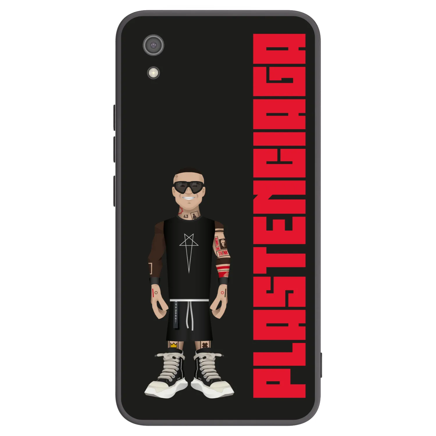 Picasee Xiaomi Redmi 7A Hülle - Schwarzes Silikon - Tomáš Rajchl