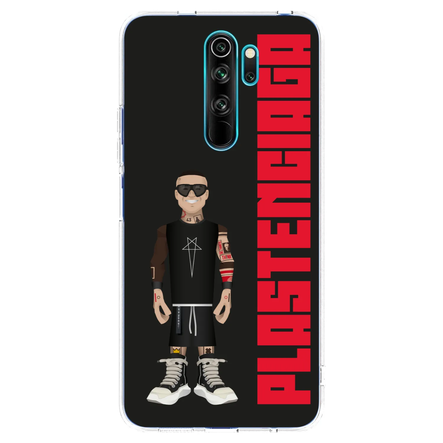 Picasee Xiaomi Redmi Note 8 Pro Hülle - Transparentes Silikon - Tomáš Rajchl