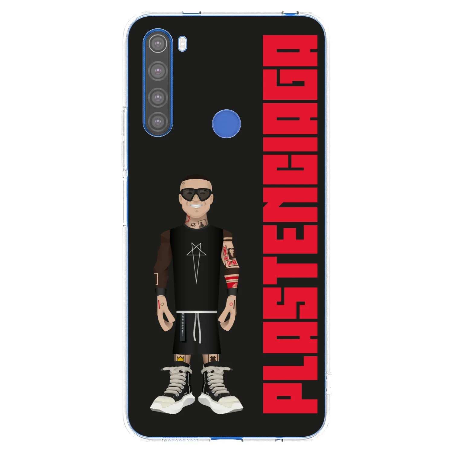 Picasee Xiaomi Redmi Note 8T Hülle - Transparentes Silikon - Tomáš Rajchl