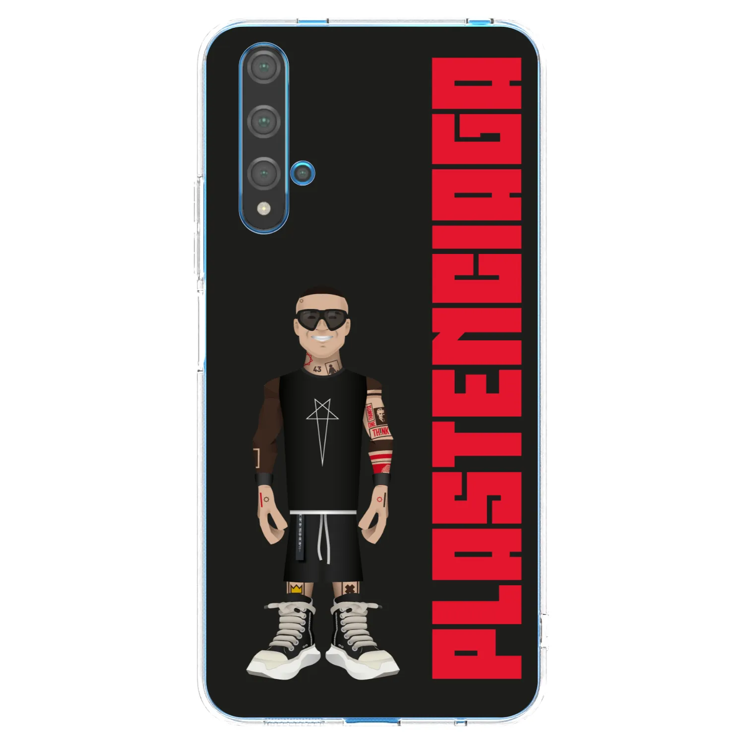 Picasee Huawei Nova 5T Hülle - Transparentes Silikon - Tomáš Rajchl