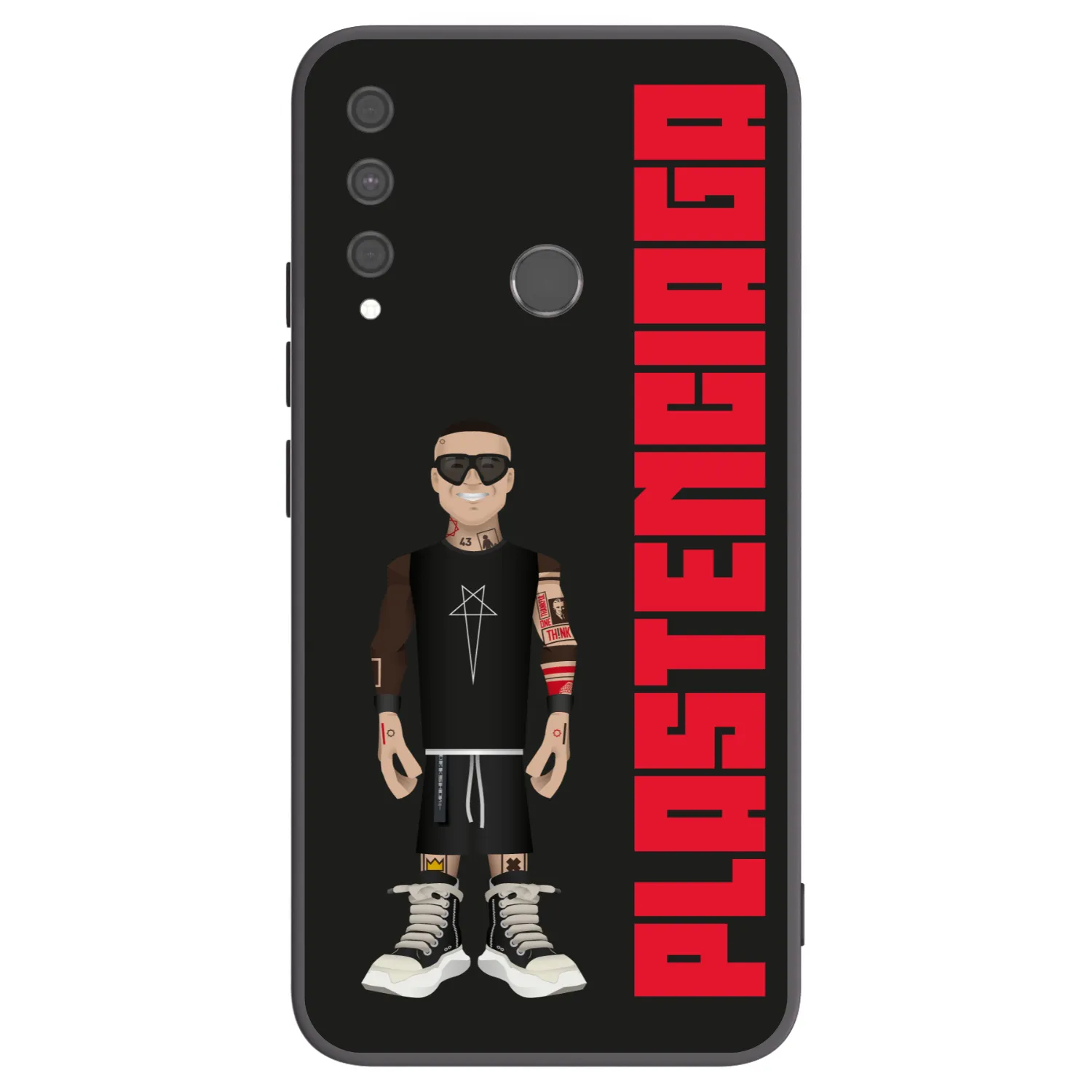 Picasee Huawei P40 Lite E Hülle - Schwarzes Silikon - Tomáš Rajchl