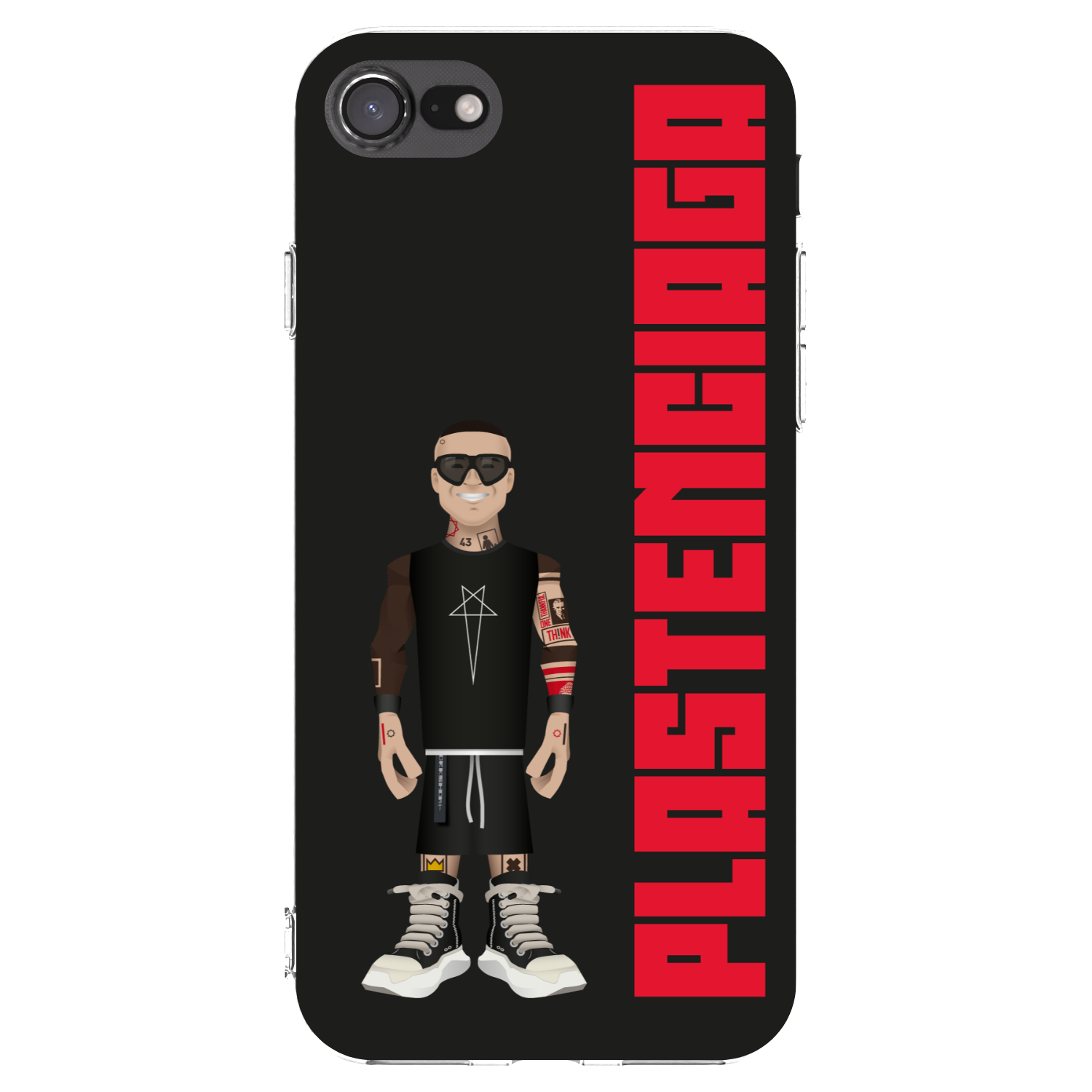 Picasee Apple iPhone SE 2020 Hülle - Transparentes Silikon - Tomáš Rajchl