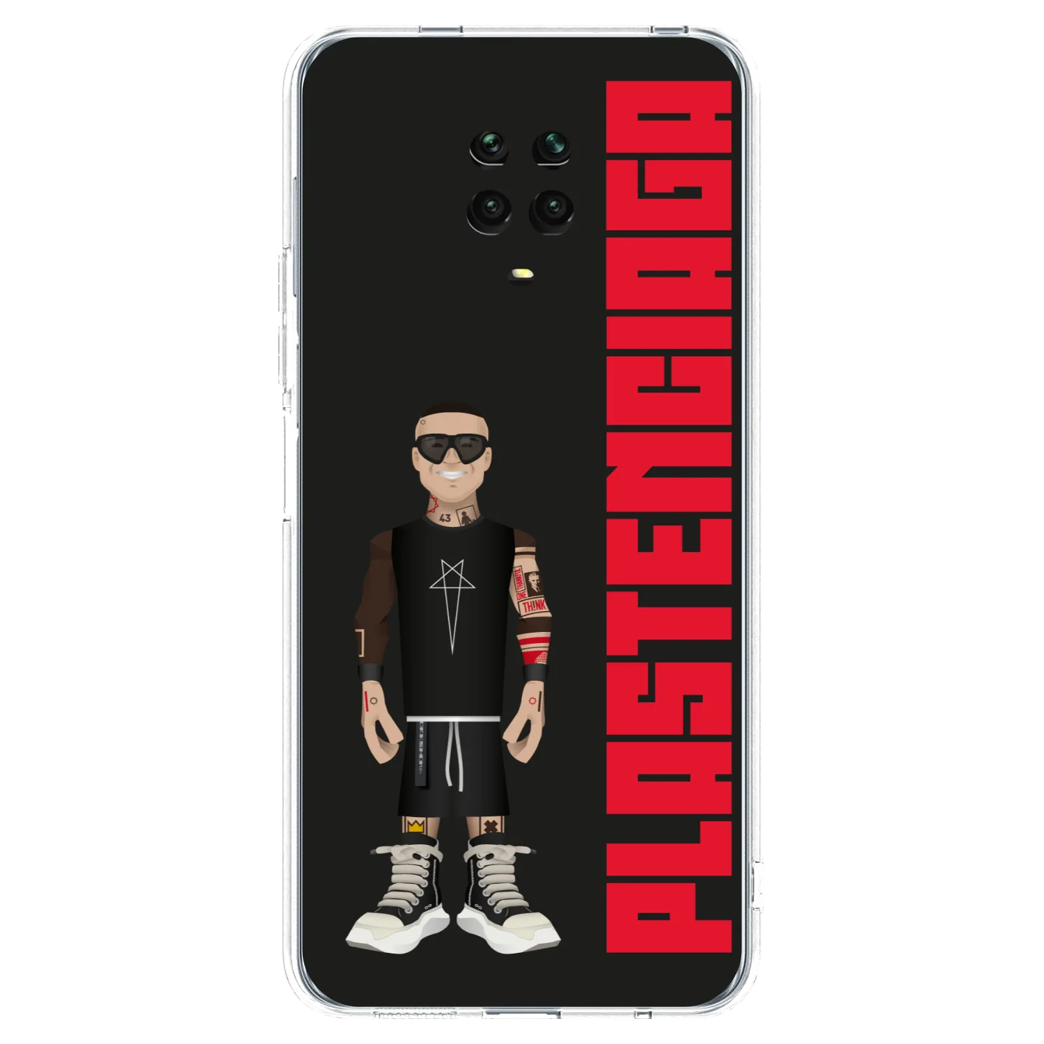 Picasee Xiaomi Redmi Note 9 Pro Hülle - Transparentes Silikon - Tomáš Rajchl