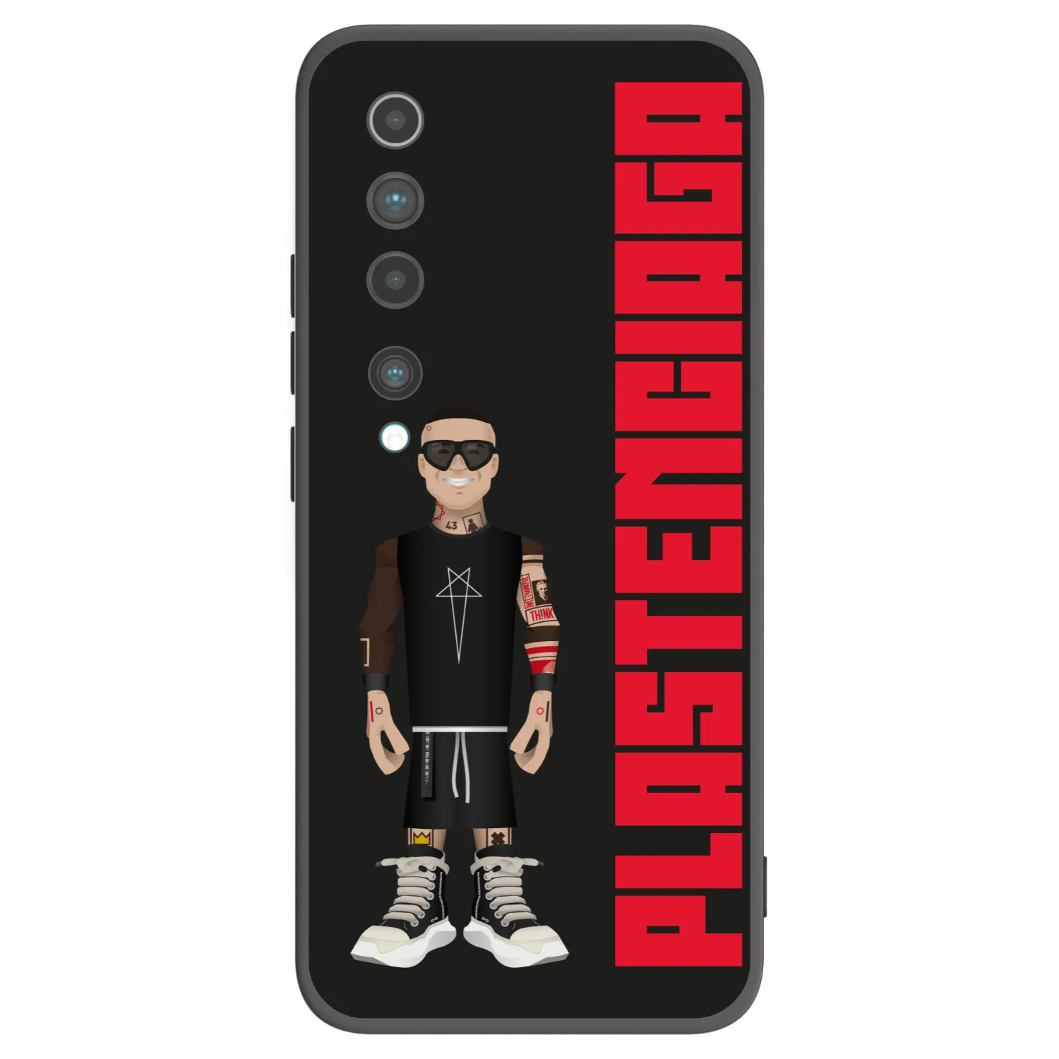 Picasee Xiaomi Mi 10 Hülle - Schwarzes Silikon - Tomáš Rajchl