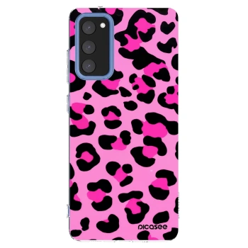 Picasee Samsung Galaxy S20 FE Hülle - Transparentes Silikon - Pink Tiger