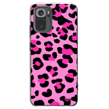 Picasee Xiaomi Redmi Note 10 Hülle - Transparentes Silikon - Pink Tiger