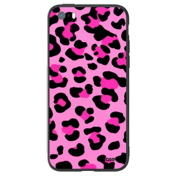 Hülle für Apple iPhone 5/5S/SE - Pink Tiger