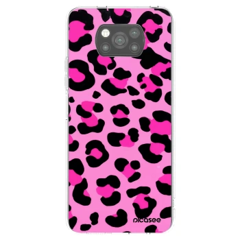 Picasee Xiaomi Poco X3 Pro Hülle - Schwarzes Silikon - Pink Tiger