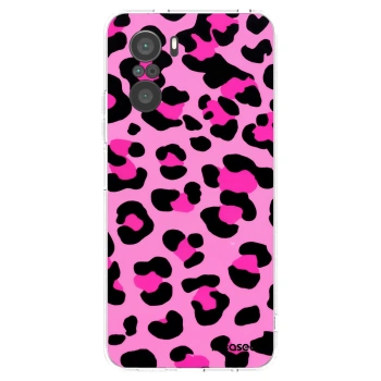 Picasee Xiaomi Poco F3 Hülle - Transparentes Silikon - Pink Tiger