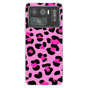 Picasee Xiaomi Mi 11 Ultra Hülle - Transparentes Silikon - Pink Tiger