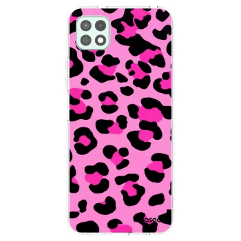 Picasee Samsung Galaxy A22 A226B 5G Hülle - Transparentes Silikon - Pink Tiger