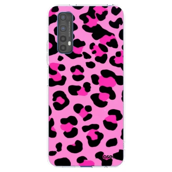 Picasee Realme 7 Hülle - Transparentes Silikon - Pink Tiger