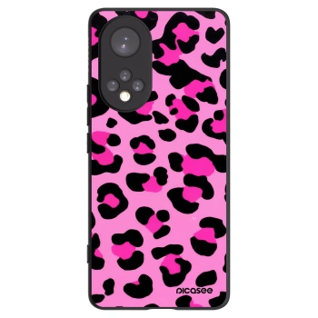 Picasee Honor 50 5G Hülle - Schwarzes Silikon - Pink Tiger