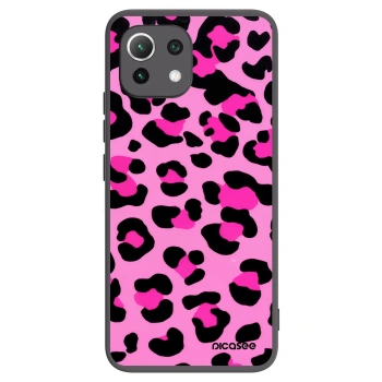 Picasee Xiaomi 11 Lite 5G NE Hülle - Schwarzes Silikon - Pink Tiger