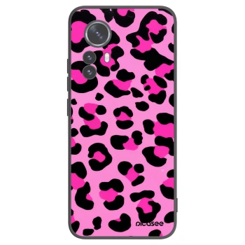 Picasee Xiaomi 12 Pro Hülle - Schwarzes Silikon - Pink Tiger
