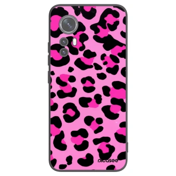 Picasee Xiaomi 12X Hülle - Schwarzes Silikon - Pink Tiger