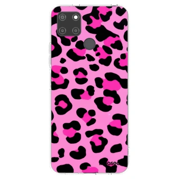 Picasee Realme C21Y Hülle - Transparentes Silikon - Pink Tiger