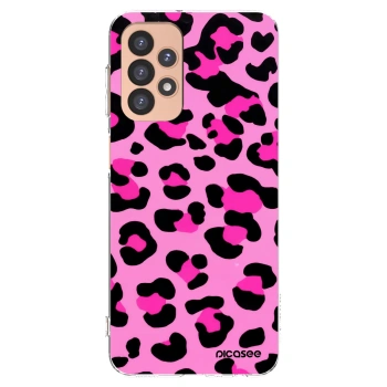 Picasee Samsung Galaxy A23 A236B 5G Hülle - Transparentes Silikon - Pink Tiger