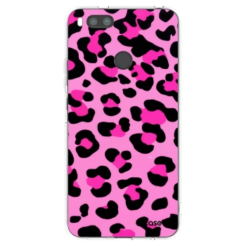 Picasee Xiaomi Redmi A1 Hülle - Transparentes Silikon - Pink Tiger