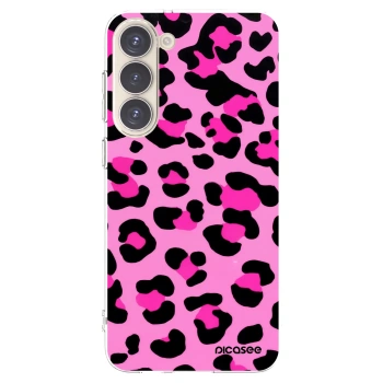 Picasee Samsung Galaxy S23+ 5G Hülle - Transparentes Silikon - Pink Tiger