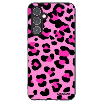 Picasee Samsung Galaxy A54 5G A546B Hülle - Schwarzes Silikon - Pink Tiger