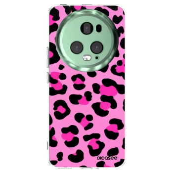 Picasee Honor Magic5 Pro Hülle - Transparentes Silikon - Pink Tiger