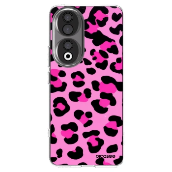 Picasee Honor 90 5G Hülle - Transparentes Silikon - Pink Tiger