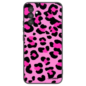 Picasee Samsung Galaxy A04s A047F Hülle - Schwarzes Silikon - Pink Tiger