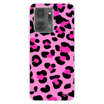 Picasee Honor X7a Hülle - Transparentes Silikon - Pink Tiger