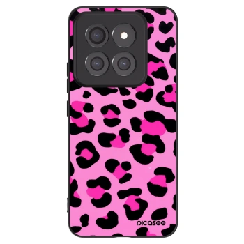 Picasee Xiaomi 14 Pro Hülle - Schwarzes Silikon - Pink Tiger