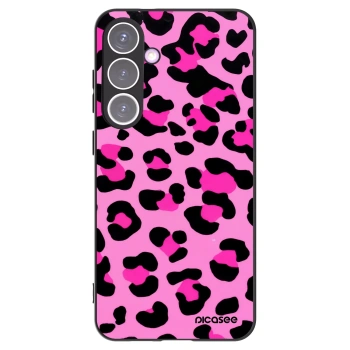 Picasee Samsung Galaxy S24+ S926B 5G Hülle - Schwarzes Silikon - Pink Tiger