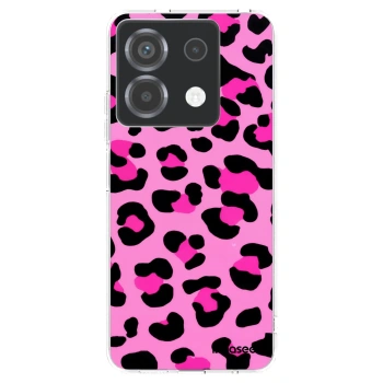 Picasee Xiaomi Poco X6 Hülle - Transparentes Silikon - Pink Tiger