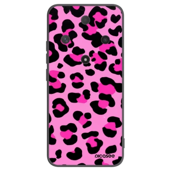 Picasee Honor Magic6 Lite 5G Hülle - Schwarzes Silikon - Pink Tiger