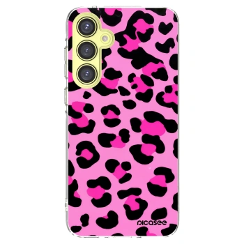 Picasee Samsung Galaxy A35 5G A356B Hülle - Transparentes Silikon - Pink Tiger