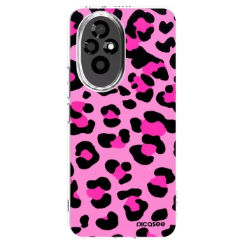 Picasee Honor 200 5G Hülle - Transparentes Silikon - Pink Tiger