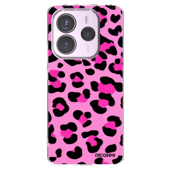 Picasee Xiaomi Redmi Note 14 5G Hülle - Transparentes Silikon - Pink Tiger