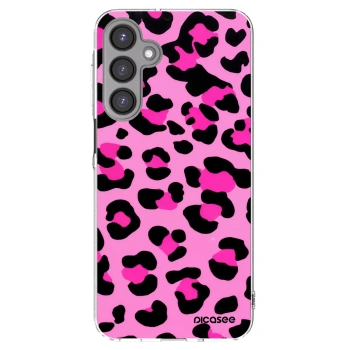 Picasee Samsung Galaxy A16 5G Hülle - Transparentes Silikon - Pink Tiger