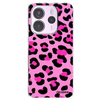 Picasee Xiaomi Redmi Note 14 4G Hülle - Transparentes Silikon - Pink Tiger