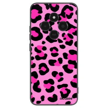 Picasee Xiaomi Poco C75 Hülle - Schwarzes Silikon - Pink Tiger