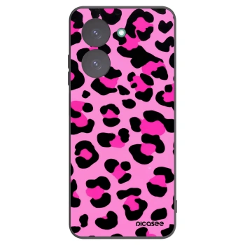 Picasee Xiaomi Redmi A5 Hülle - Schwarzes Silikon - Pink Tiger