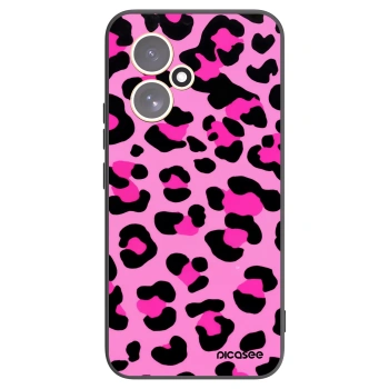 Picasee Honor 400 5G Hülle - Schwarzes Silikon - Pink Tiger