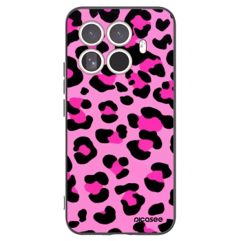 Picasee Xiaomi 15T Pro Hülle - Schwarzes Silikon - Pink Tiger