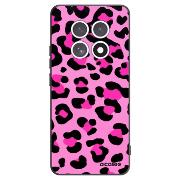 Picasee Xiaomi Redmi Note 15 Hülle - Schwarzes Silikon - Pink Tiger