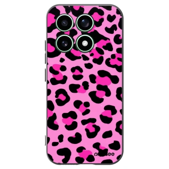 Picasee Xiaomi 17 Hülle - Schwarzes Silikon - Pink Tiger