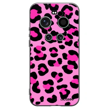 Picasee Xiaomi 17 Ultra Hülle - Schwarzes Silikon - Pink Tiger