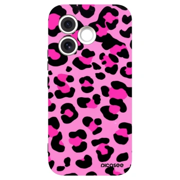 Picasee Honor 600 Lite Hülle - Schwarzes Silikon - Pink Tiger