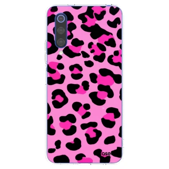Picasee Xiaomi Mi 9 SE Hülle - Transparentes Silikon - Pink Tiger