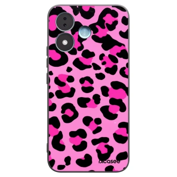 Picasee Xiaomi Redmi Note 17 5G Hülle - Schwarzes Silikon - Pink Tiger