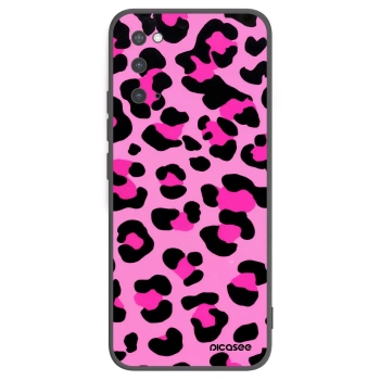 Picasee Samsung Galaxy S20 G980F Hülle - Schwarzes Silikon - Pink Tiger